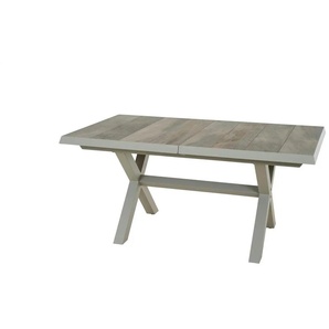 Siena Garden Ausziehtisch Sincro - creme - Materialmix - 90 cm - 77 cm | Möbel Kraft