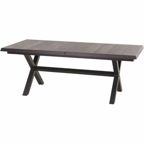 Siena Garden Ausziehtisch MESSINA 200/260 x 100 cm, Aluminium Anthrazit / Keramik Wood Grey M29423
