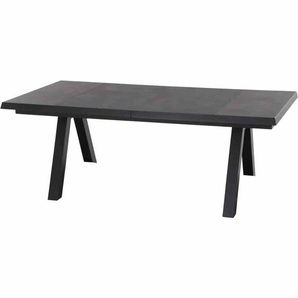 Siena Garden Ausziehtisch TIRANA 205/265 x 103 cm Aluminium Anthrazit / Keramik Anthrazit L18952
