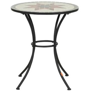 Siena Garden Beistelltisch Stella - mehrfarbig - Stahl - 60 cm - 69,5 cm | Möbel Kraft