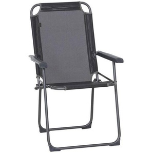 Siena Garden Campingsessel , Anthrazit , Metall, Textil , Rundrohr , 70x95x58 cm , Freizeit, Campingzubehör, Campingstühle