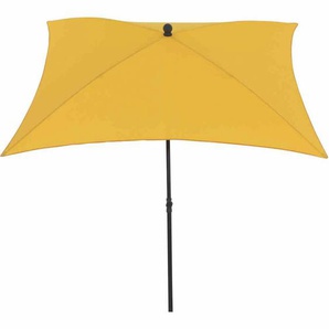 Siena Garden City Mittelstockschirm 180x180 cm Stahl/Anthrazit