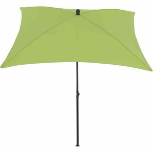 Siena Garden City Mittelstockschirm 180x180 cm Stahl/Anthrazit