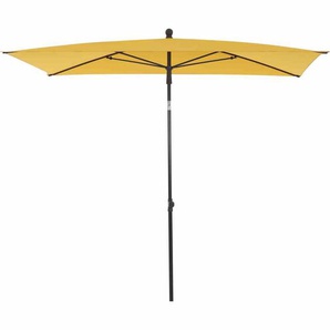 Siena Garden City Mittelstockschirm 210x140 cm Stahl/Anthrazit