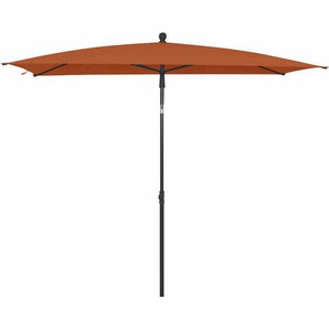 Siena Garden City Mittelstockschirm 210x140 cm Stahl/Anthrazit