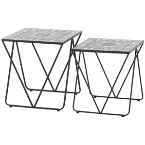 Siena Garden Como Beistelltischset 51x51x56 cm + 46x46x51 cm