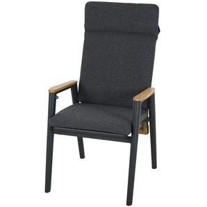 Siena Garden Dining-Sessel  Roma ¦ grau ¦ Maße (cm): B: 60,5 H: 108 T: 83.0
