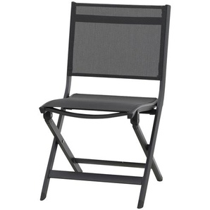 Siena Garden Klappstuhl Tesoro ¦ grau ¦ Maße (cm): B: 50,5 H: 88 T: 58.0