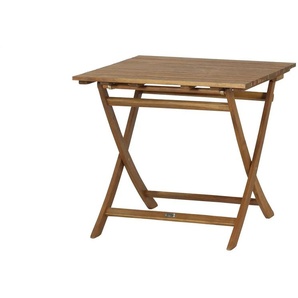 Siena Garden Klapptisch  Falun ¦ holzfarben ¦ Maße (cm): B: 80 H: 74