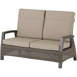 Siena Garden Lounge-Sofa 2-sitzig  Corido ¦ grau ¦ Maße (cm): B: 146 H: 101 T: 83.0
