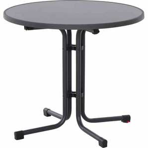 Siena Garden Paco Klapptisch Stahl Ø 80 cm
