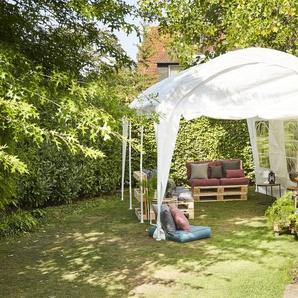 Partyzelt SIENA GARDEN Event Pavillons Gr. B/T: 1200 cm x 600 cm, weiß Partypavillons 600x1200 cm
