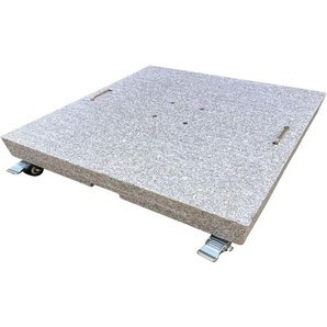 Siena Garden - Schirmständer Granit Ennio Base 150 kg light grey mit Rollen