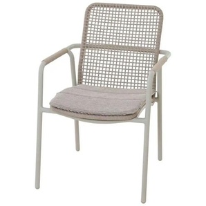 Siena Garden Stapelsessel Repton - creme - Materialmix - 65 cm - 86 cm | Möbel Kraft