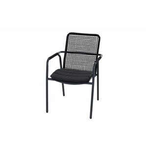 Siena Garden Stapelsessel Repton - schwarz - Materialmix - 65 cm - 86 cm | Möbel Kraft