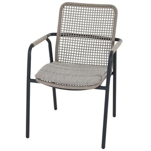 Siena Garden Stapelsessel Repton - schwarz - Materialmix - 65 cm - 86 cm | Möbel Kraft