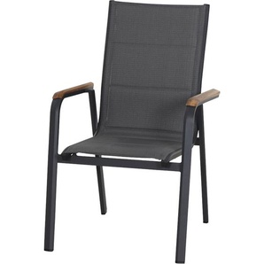 Siena Garden Tesoro Stapelsessel Aluminium/Anthrazit