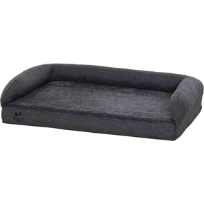 SIENA HOME Tierbett Chiasa Tierbetten Gr. B/H/L: 75 cm x 25 cm x 120 cm, grau (anthrazit) Hundebetten -decken