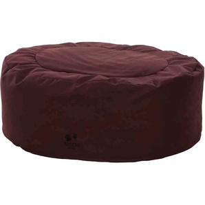 SIENA HOME Tierbett Solon Tierbetten Gr. B/H/L: 80 cm x 40 cm x 100 cm, rot (bordeaux) Hundebetten -decken