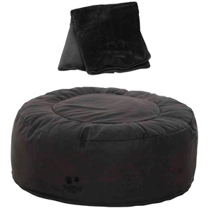 SIENA HOME Tierbett Solon + Rona Tierbetten Größe: M, mit Flece Decke grau (anthrazit) Hundebetten -decken
