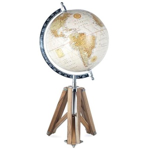Signes Grimalt - Globe World Decoration Globo -Balloos Mundo Blanco 20x22x45cm 10136