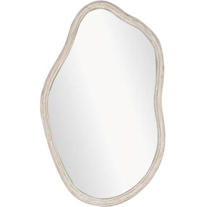 Signes Grimalt - Vintage asymmetrischer rustikaler Holzspiegel – 95 x 58 x 4 cm