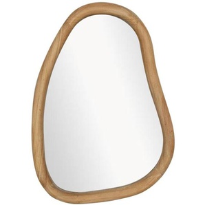 Signes Grimalt Vintage brauner asymmetrischer Spiegel 50x36x2cm