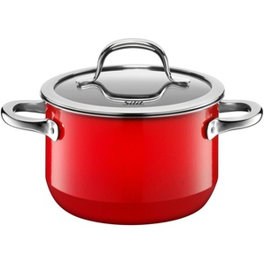 Silit Fleischtopf Passion red, Kochtopf Induktion schneid- und kratzfest, Silargan®, für alle gänigen Herdarten geeignet, Made in Germany