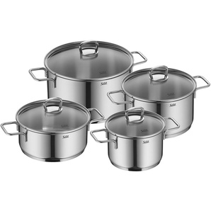 Silit Topf-Set 4 teilig  Alicante ¦ silber ¦ Edelstahl