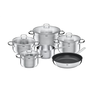 Silit Topf-Set 6-tlg. Scalea - silber - Edelstahl | Möbel Kraft