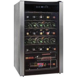 Silva Homeline Weinkühlschrank, Schwarz, Metall, Glas, 49x84.2x44 cm, Küchen, Küchenelektrogeräte, Kühl- & Gefrierschränke, Weinkühlschränke