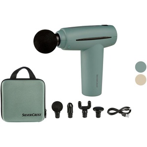 SILVERCREST® PERSONAL CARE Mini-Massage-Gun »SMMG 3.7 A1«, mit 4 Aufsätzen