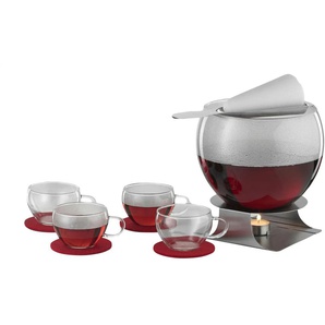SIMAX Feuerzangenbowle - transparent/klar - Glas,Edelstahl,Textil | Möbel Kraft