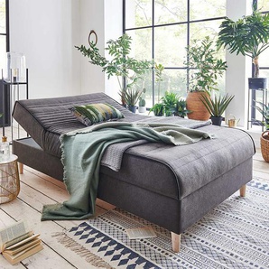 Single Daybed in Anthrazit Samt 120x200 cm