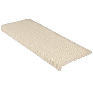 Sisal-Stufenmatte | Pure Nature | Rechteckig | Elfenbein | 23,5 x 65 cm