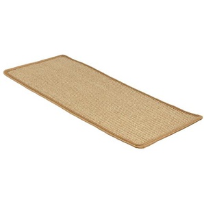 Sisal Stufenmatte | Pure Nature | Rechteckig - ohne Lippe | Natur | 23,5 x 65 cm