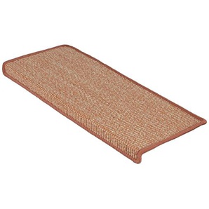 Sisal-Stufenmatte | Pure Nature | Rechteckig | Terra | 23,5 x 65 cm