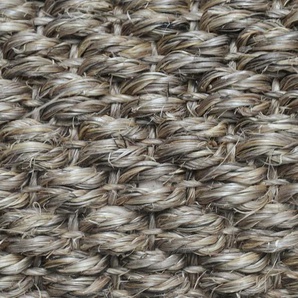 Sisal-Stufenmatte | Tiger-Eye | Beige | 19 x 56 cm | Halbrund