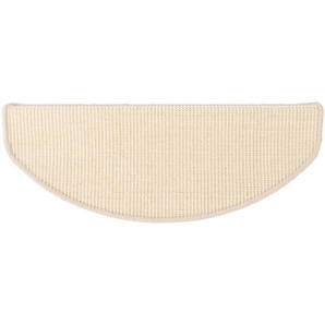 Sisal-Stufenmatten Premium | Elfenbein | 19 x 56 cm