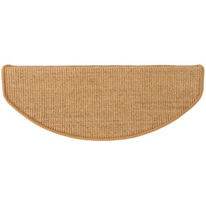 Sisal-Stufenmatten Premium | Kork | 23,5 x 65 cm