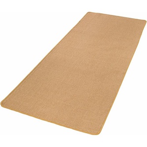 Sisalteppich ANDIAMO Sisal Teppiche Gr. B/L: 80 cm x 200 cm, 5 mm, 1 St., beige Sisalteppich Teppich Sisalteppiche Teppiche Flachgewebe, Obermaterial: 100% Sisal, Wohnzimmer