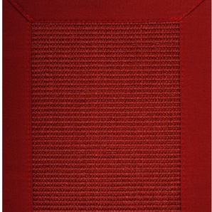 Sisalteppich ASTRA Manaus Teppiche Gr. B/L: 200 cm x 290 cm, 6 mm, 1 St., rot (rubinrot) Esszimmerteppiche