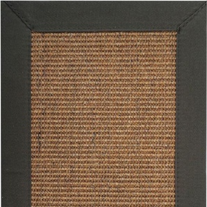 Sisalteppich ASTRA Manaus Teppiche Gr. B/L: 65 cm x 140 cm, 6 mm, 1 St., braun Flachgewebeteppich Kurzflorteppich Sisalteppich Teppich Webteppich Sisalteppiche Teppiche echtes Sisalprodukt, Wohnzimmer