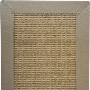 Sisalteppich ASTRA Salvador Teppiche Gr. B/L: 65 cm x 140 cm, 6 mm, 1 St., braun (chablis) Flachgewebeteppich Kurzflorteppich Sisalteppich Teppich Webteppich Sisalteppiche Teppiche echtes Sisalprodukt, Wohnzimmer