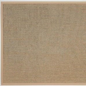 Sisalteppich DEKOWE Mara S2 mit Bordüre Spezial Teppiche Gr. B/L: 100 cm x 150 cm, 5 mm, 1 St., beige (champagner, meliert) Sisalteppiche
