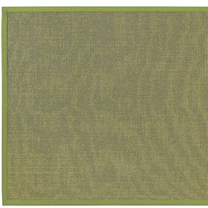 Sisalteppich DEKOWE Mara S2 mit Bordüre Spezial Teppiche Gr. B/L: 100 cm x 150 cm, 5 mm, 1 St., grün (avocado) Esszimmerteppiche 100% Sisal, auch als Läufer, Wohnzimmer