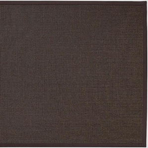Sisalteppich DEKOWE Mara S2 mit Bordüre Spezial Teppiche Gr. B/L: 100 cm x 300 cm, 5 mm, 1 St., braun (mocca) Sisalteppiche 100% Sisal, auch als Läufer, Wohnzimmer