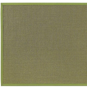 Sisalteppich DEKOWE Mara S2 mit Bordüre Spezial Teppiche Gr. B/L: 250 cm x 350 cm, 5 mm, 1 St., grün (avocado) Esszimmerteppiche 100% Sisal, auch als Läufer, Wohnzimmer