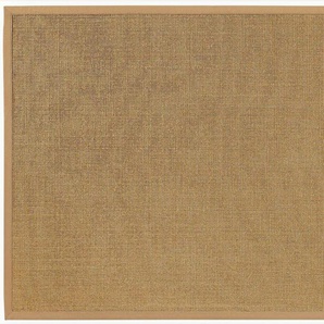 Sisalteppich DEKOWE Mara S2 mit Bordüre Spezial Teppiche Gr. B/L: 300 cm x 350 cm, 5 mm, 1 St., beige (natur) Sisalteppiche 100% Sisal, auch als Läufer, Wohnzimmer