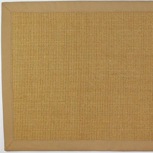 Sisalteppich HOME AFFAIRE Arradon Teppiche Gr. B/L: 133 cm x 190 cm, 5 mm, 1 St., beige (natur) Esszimmerteppiche Bordürenteppich, Flachgewebe, reines Sisal, leicht meliert